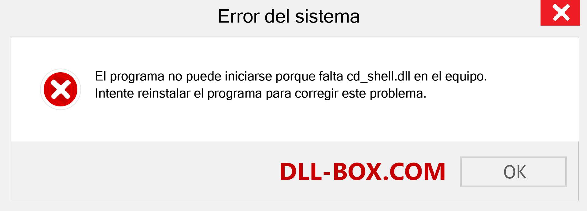 ¿Falta el archivo cd_shell.dll ?. Descargar para Windows 7, 8, 10 - Corregir cd_shell dll Missing Error en Windows, fotos, imágenes